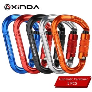 Xinda D-shape Safety Lock Connector Rock Climbing Protector