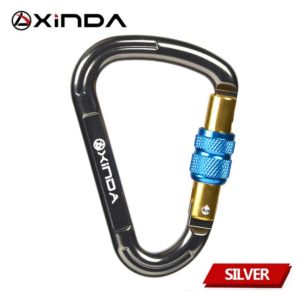 Xinda D-shape Safety Lock Connector Rock Climbing Protector