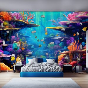 Under water climbing wall