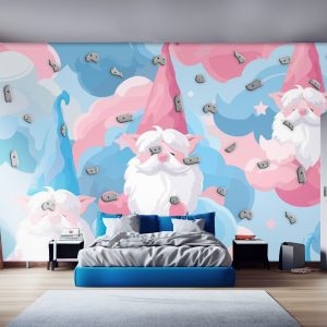Pastel Climbing wall