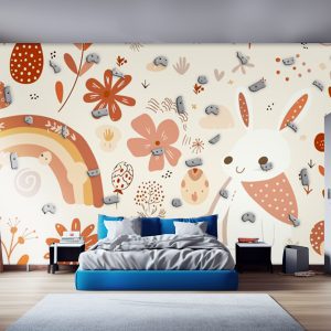 Subtle brown climbing wall