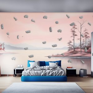 Scenery climbing wall