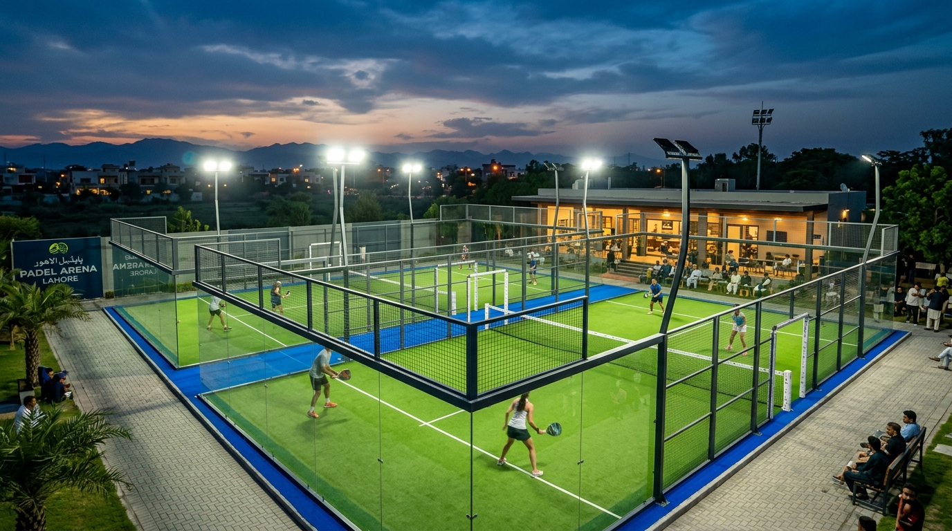 Padel court construction Pakistan